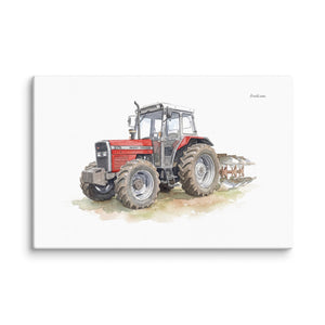 Furrow & Fields Massey Ferguson 375 Watercolor | Canvas Quality Farmers Merch