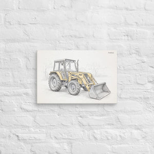 Furrow & Fields Massey Ferguson 50E Pencil Sketch | Canvas Quality Farmers Merch