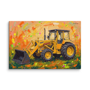 Furrow & Fields Massey Ferguson 50E Splash Art | Canvas Quality Farmers Merch