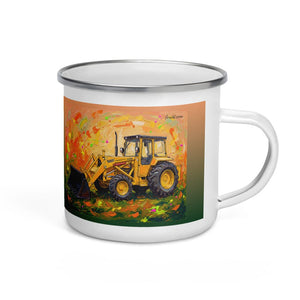Furrow & Fields Massey Ferguson 50E Splash Art | Enamel Mug Quality Farmers Merch