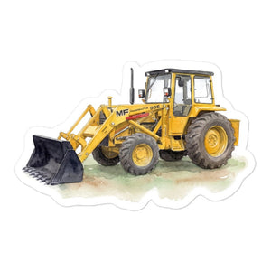 Furrow & Fields Massey Ferguson 50E Watercolor | Bubble-free stickers Quality Farmers Merch