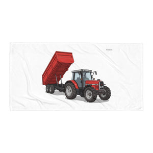Furrow & Fields Massey Ferguson 6180 | Beach Towel Quality Farmers Merch