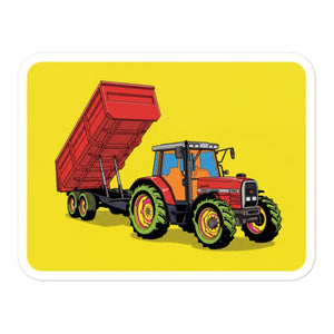 Furrow & Fields Massey Ferguson 6180 Pop Art | Bubble-free stickers Quality Farmers Merch