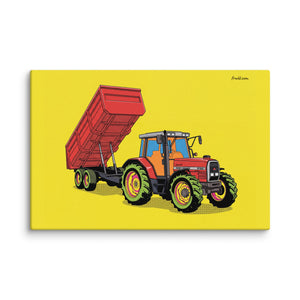 Furrow & Fields Massey Ferguson 6180 Pop Art | Canvas Quality Farmers Merch