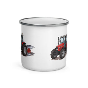 Furrow & Fields Massey Ferguson 6255 | Enamel Mug Quality Farmers Merch