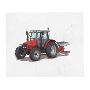 Furrow & Fields Massey Ferguson 6255 | Throw Blanket Quality Farmers Merch
