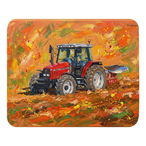 Furrow & Fields Massey Ferguson 6255 Splash Art | Mouse Mat Quality Farmers Merch