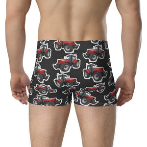 Furrow & Fields Boxer Briefs Massey Ferguson 6480 Boxer Briefs – Charcoal Quality Farmers Merch