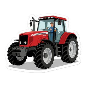 Furrow & Fields Massey Ferguson 7495 | Bubble-free stickers Quality Farmers Merch