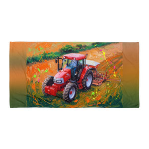 Furrow & Fields McCormick MC115 Splash Art | Beach Towel Quality Farmers Merch