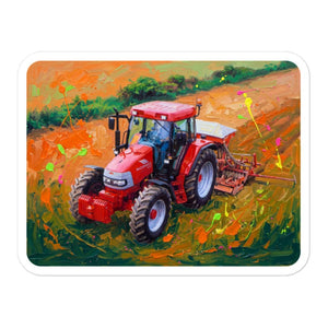 Furrow & Fields McCormick MC115 Splash Art | Bubble-free stickers Quality Farmers Merch