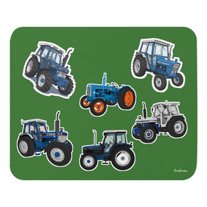 Furrow & Fields Mouse Pad Ford Mouse Pad | Coloured Background Quality Farmers Merch
