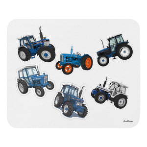 Furrow & Fields Mouse Pad Ford Mouse Pad No. 3 | White Background Quality Farmers Merch