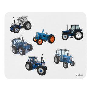 Furrow & Fields Mouse Pad Ford Mouse Pad No. 5 | White Background Quality Farmers Merch