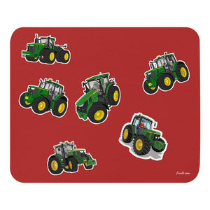 Furrow & Fields Mouse Pad John Deere Mouse Pad No. 2 | Coloured Background Quality Farmers Merch