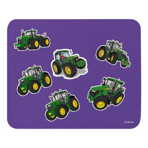 Furrow & Fields Mouse Pad John Deere Mouse Pad No. 3 | Coloured Background Quality Farmers Merch
