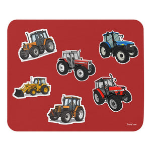 Furrow & Fields Mouse Pad Mouse Pad No. 14 | Coloured Background Quality Farmers Merch