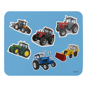 Furrow & Fields Mouse Pad Mouse Pad No. 15 | Coloured Background Quality Farmers Merch