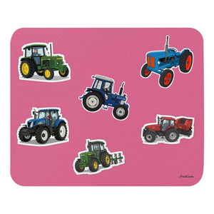 Furrow & Fields Mouse Pad Mouse Pad No. 17 | Coloured Background Quality Farmers Merch