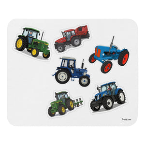 Furrow & Fields Mouse Pad Mouse Pad No. 17 | White Background Quality Farmers Merch