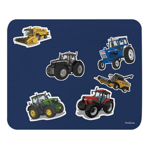 Furrow & Fields Mouse Pad Mouse Pad No. 19 | Coloured Background Quality Farmers Merch