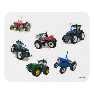 Furrow & Fields Mouse Pad Mouse Pad No. 21 | White Background Quality Farmers Merch