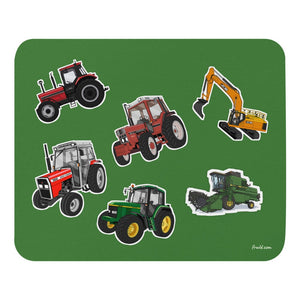 Furrow & Fields Mouse Pad Mouse Pad No. 23 | Coloured Background Quality Farmers Merch