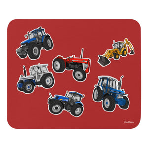 Furrow & Fields Mouse Pad Mouse Pad No. 25 | Coloured Background Quality Farmers Merch