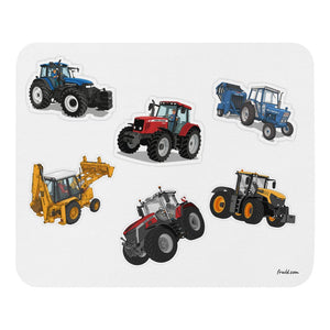Furrow & Fields Mouse Pad Mouse Pad No. 26 | White Background Quality Farmers Merch