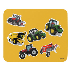 Furrow & Fields Mouse Pad Mouse Pad No. 28 | Coloured Background Quality Farmers Merch