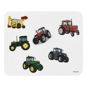Furrow & Fields Mouse Pad Mouse Pad No. 29 | White Background Quality Farmers Merch