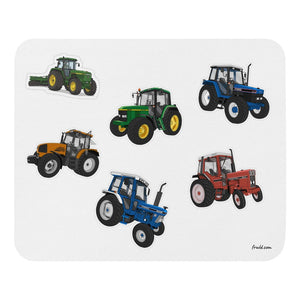 Furrow & Fields Mouse Pad Mouse Pad No. 31 | White Background Quality Farmers Merch