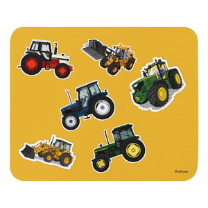 Furrow & Fields Mouse Pad Mouse Pad No. 34 | Coloured Background Quality Farmers Merch