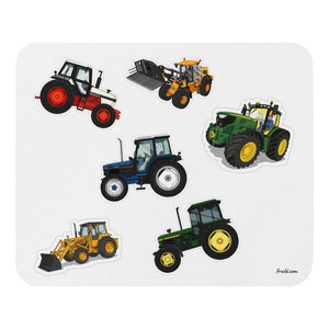 Furrow & Fields Mouse Pad Mouse Pad No. 34 | White Background Quality Farmers Merch