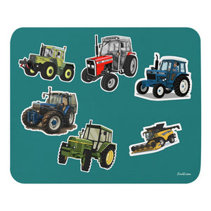 Furrow & Fields Mouse Pad Mouse Pad No. 35 | Coloured Background Quality Farmers Merch