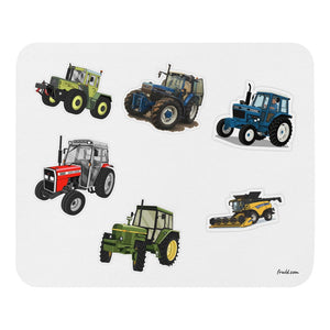 Furrow & Fields Mouse Pad Mouse Pad No. 35 | White Background Quality Farmers Merch