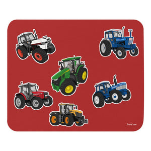 Furrow & Fields Mouse Pad Mouse Pad No. 38 | Coloured Background Quality Farmers Merch