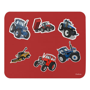 Furrow & Fields Mouse Pad Mouse Pad No. 39 | Coloured Background Quality Farmers Merch