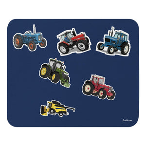 Furrow & Fields Mouse Pad Mouse Pad No. 40 | Coloured Background Quality Farmers Merch