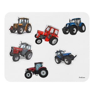 Furrow & Fields Mouse Pad Mouse Pad No. 54 | White Background Quality Farmers Merch
