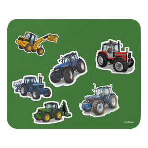 Furrow & Fields Mouse Pad Mouse Pad No. 58 | Coloured Background Quality Farmers Merch