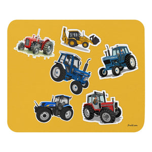 Furrow & Fields Mouse Pad Mouse Pad No. 62 | Coloured Background Quality Farmers Merch