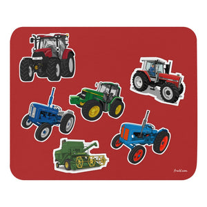 Furrow & Fields Mouse Pad Mouse Pad No. 67 | Coloured Background Quality Farmers Merch