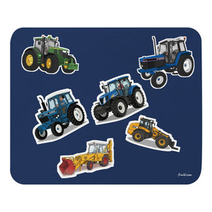 Furrow & Fields Mouse Pad Mouse Pad No. 68 | Coloured Background Quality Farmers Merch