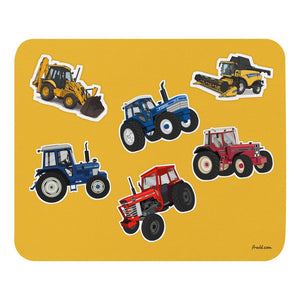 Furrow & Fields Mouse Pad Mouse Pad No. 69 | Coloured Background Quality Farmers Merch