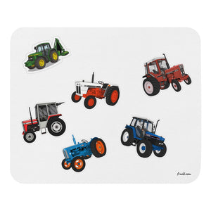 Furrow & Fields Mouse Pad Mouse Pad No. 70 | White Background Quality Farmers Merch