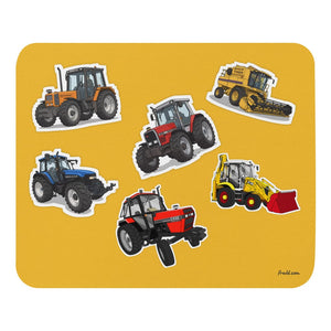Furrow & Fields Mouse Pad Mouse Pad No. 76 | Coloured Background Quality Farmers Merch