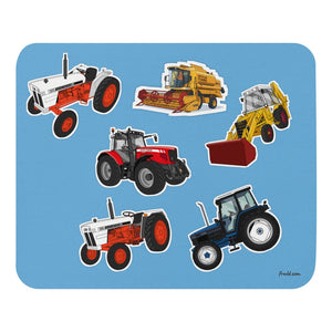 Furrow & Fields Mouse Pad Mouse Pad No. 8 | Coloured Background Quality Farmers Merch