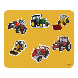 Furrow & Fields Mouse Pad Mouse Pad No. 83 | Coloured Background Quality Farmers Merch