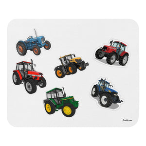 Furrow & Fields Mouse Pad Mouse Pad No. 85 | White Background Quality Farmers Merch